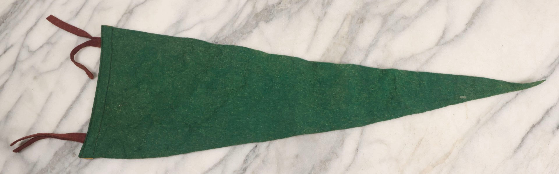 Lot 053 - Vintage Felt Pennant "There'll Always Be An England" With Bulldog And British Flag, 22-1/2" L