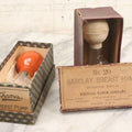 Lot 074 - Pair Of Antique Glass And Rubber Breast Pumps In Original Boxes — Barclay No. 20 By Whitall Tatum Co., New York, And Harva Trademark