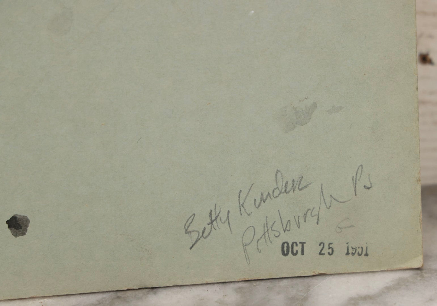 Lot 086 - Grouping Of Three Vintage Hand-Painted Fashion Design Studies By Betty Kinder, Pittsburgh, Pennsylvania, Circa 1950s