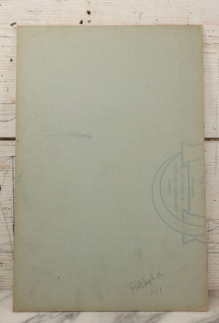 Lot 086 - Grouping Of Three Vintage Hand-Painted Fashion Design Studies By Betty Kinder, Pittsburgh, Pennsylvania, Circa 1950s