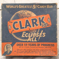 Lot 088 - Vintage Clark's 5¢ Candy Bar Advertising Box "World's Greatest 5¢ Candy Bar" By The D. L. Clark Co., Pittsburgh, Pennsylvania