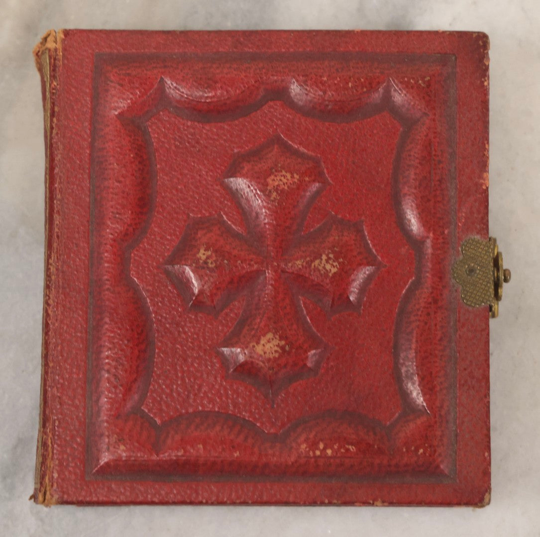 Lot 096 - Antique Gem Tintype Photo Album With 74 Gem-Sized Tintype Photographs, "Cambridge Album" Produced By Remick & Rice, 1867