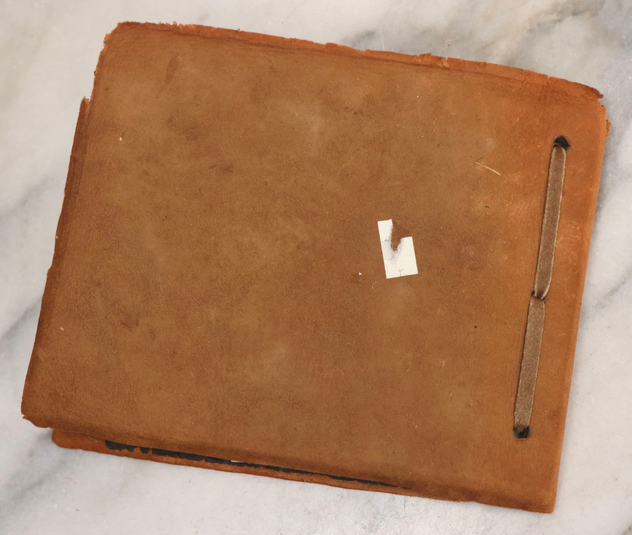 Lot 098 - Antique Snapshot Photograph Album With Leather Souvenir Cover From St. Petersburg, Florida, Containing 75+ Family Photos From New Hampshire And Vermont, Including World War One Soldier, Circa 1920s–1930s