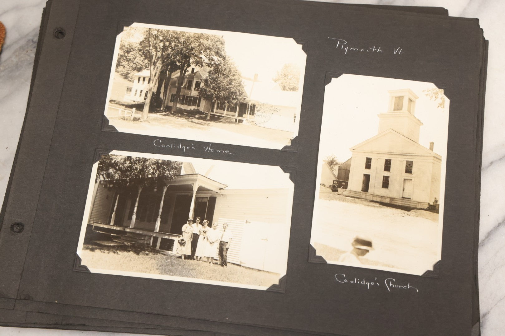 Lot 099 - Vintage Snapshot Photograph Album With 225+ Photos Of Travel And Family Life In New England And Beyond, 1925–1945