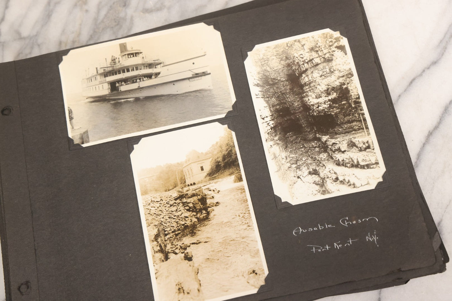 Lot 099 - Vintage Snapshot Photograph Album With 225+ Photos Of Travel And Family Life In New England And Beyond, 1925–1945