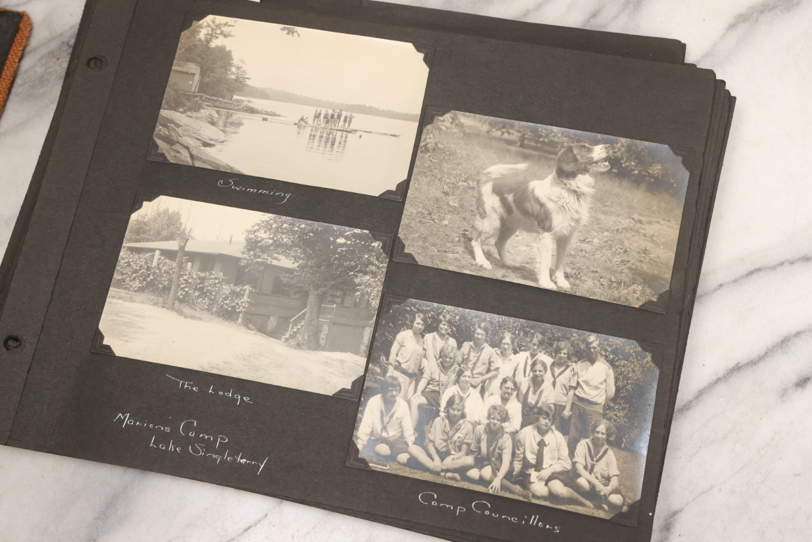 Lot 099 - Vintage Snapshot Photograph Album With 225+ Photos Of Travel And Family Life In New England And Beyond, 1925–1945
