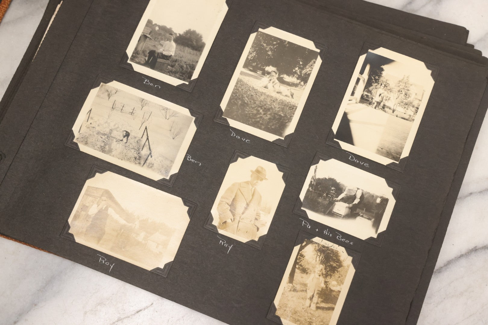 Lot 099 - Vintage Snapshot Photograph Album With 225+ Photos Of Travel And Family Life In New England And Beyond, 1925–1945