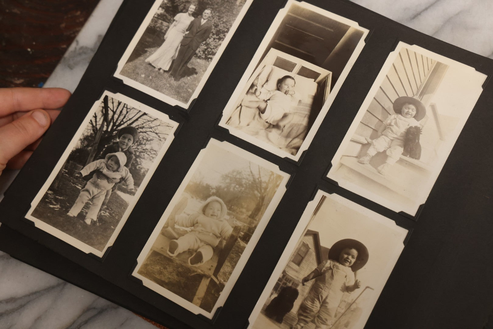 Lot 099 - Vintage Snapshot Photograph Album With 225+ Photos Of Travel And Family Life In New England And Beyond, 1925–1945