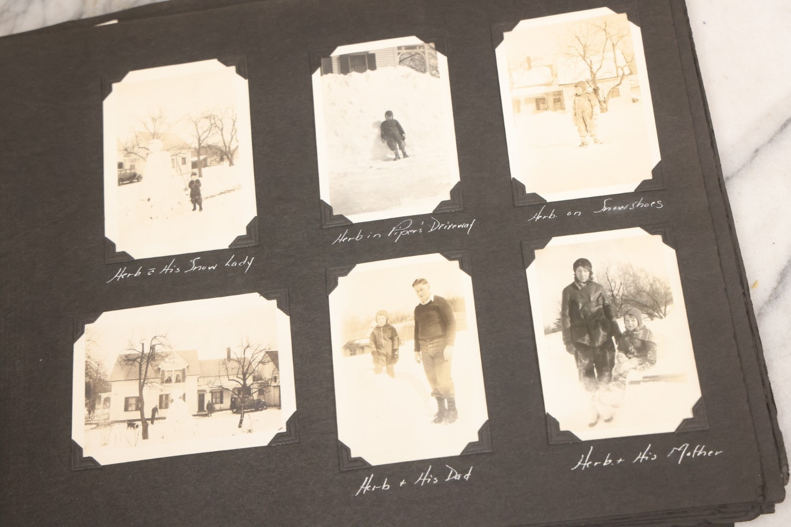 Lot 099 - Vintage Snapshot Photograph Album With 225+ Photos Of Travel And Family Life In New England And Beyond, 1925–1945