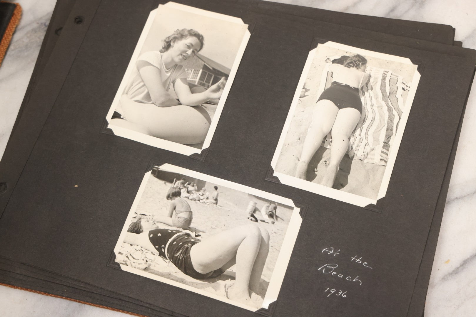 Lot 099 - Vintage Snapshot Photograph Album With 225+ Photos Of Travel And Family Life In New England And Beyond, 1925–1945