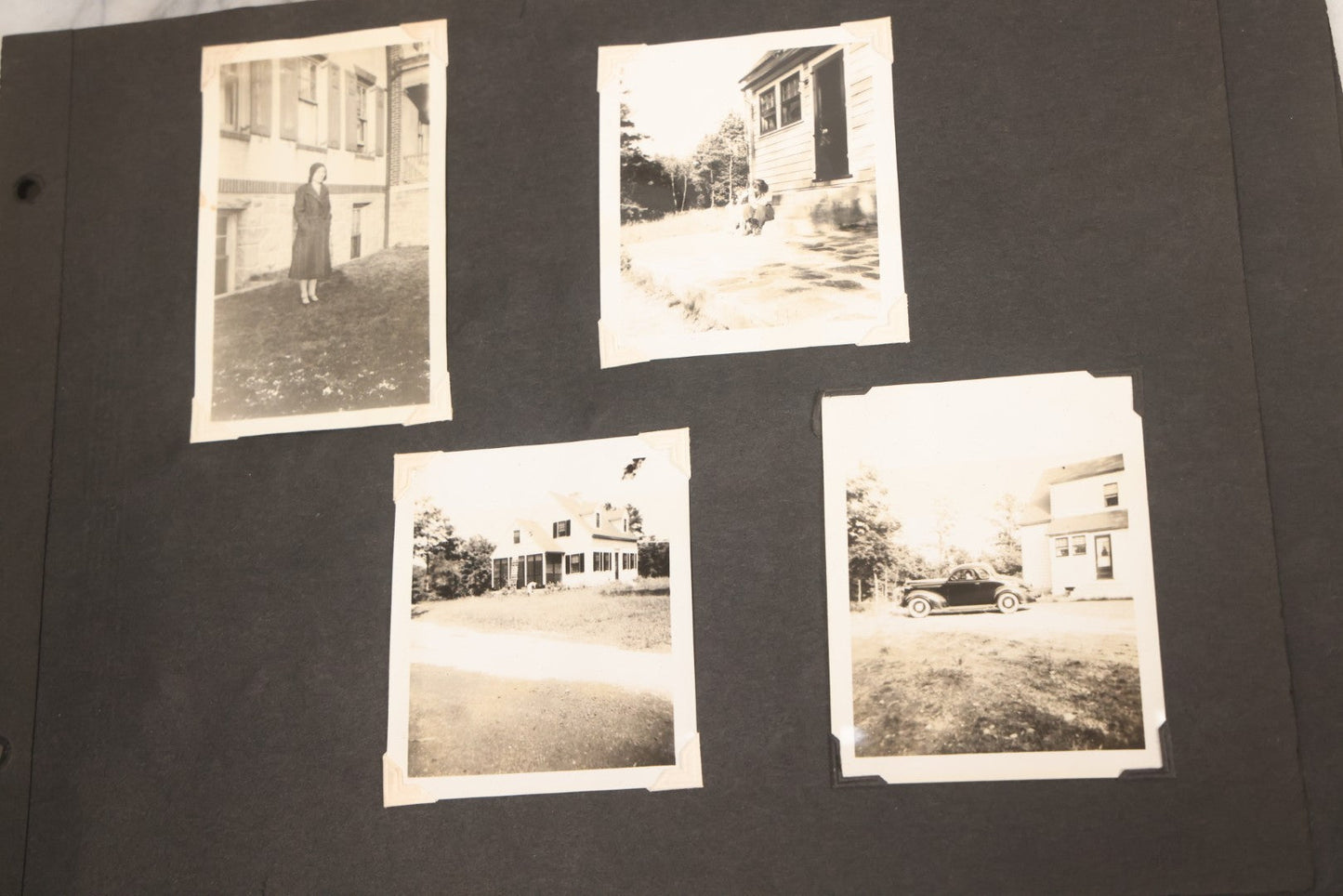 Lot 099 - Vintage Snapshot Photograph Album With 225+ Photos Of Travel And Family Life In New England And Beyond, 1925–1945