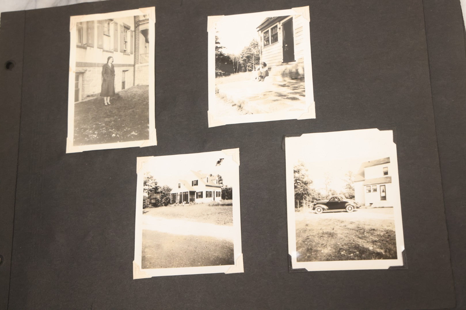 Lot 099 - Vintage Snapshot Photograph Album With 225+ Photos Of Travel And Family Life In New England And Beyond, 1925–1945
