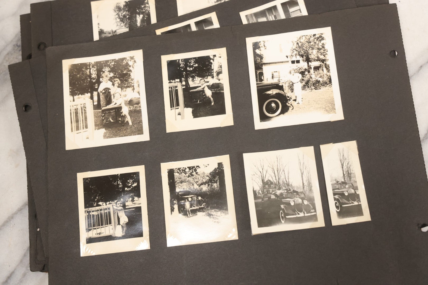 Lot 099 - Vintage Snapshot Photograph Album With 225+ Photos Of Travel And Family Life In New England And Beyond, 1925–1945