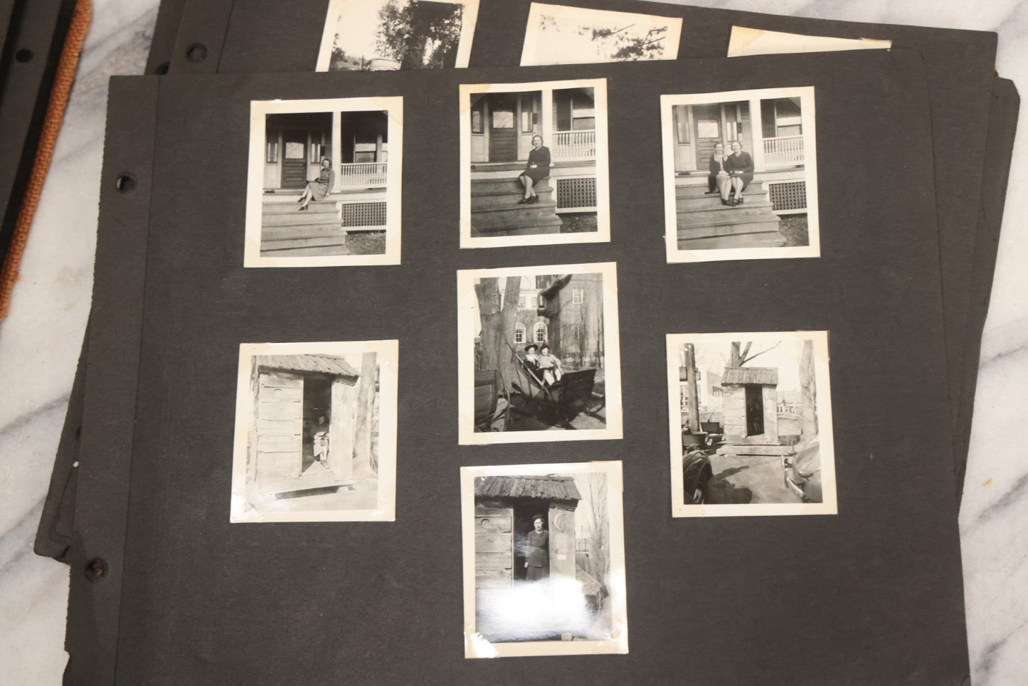 Lot 099 - Vintage Snapshot Photograph Album With 225+ Photos Of Travel And Family Life In New England And Beyond, 1925–1945