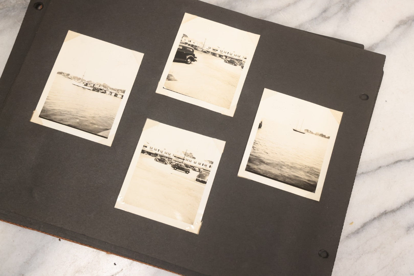 Lot 099 - Vintage Snapshot Photograph Album With 225+ Photos Of Travel And Family Life In New England And Beyond, 1925–1945