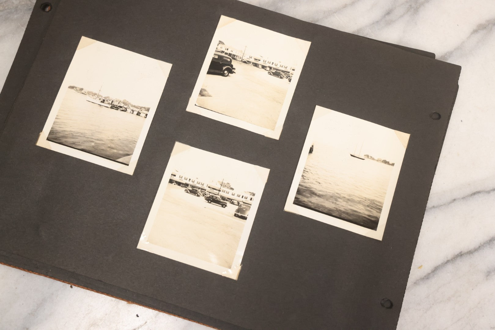 Lot 099 - Vintage Snapshot Photograph Album With 225+ Photos Of Travel And Family Life In New England And Beyond, 1925–1945