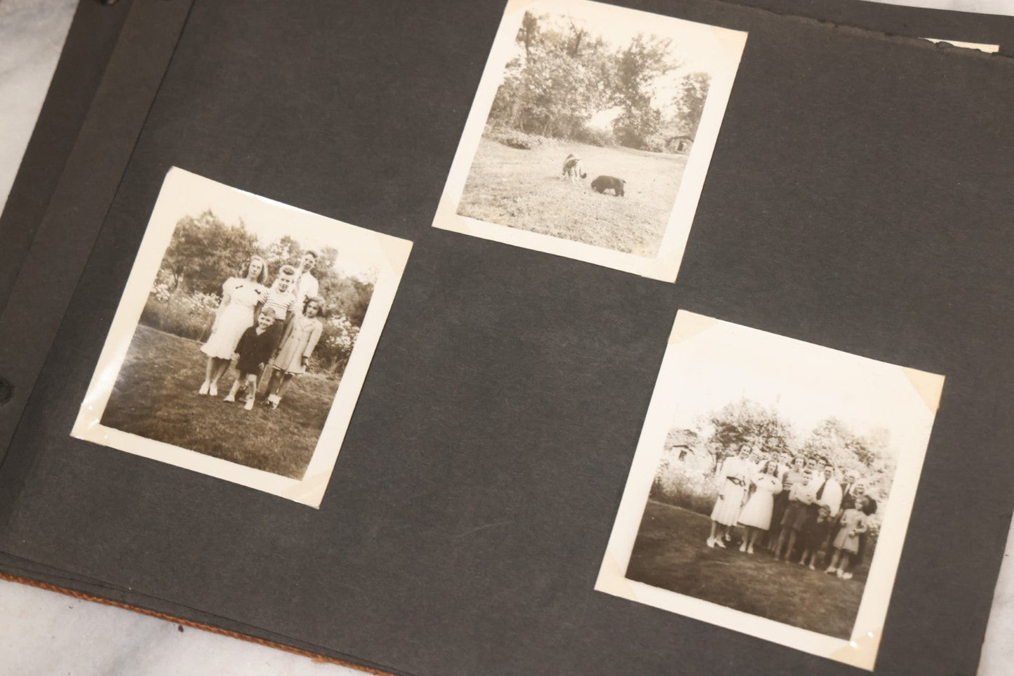 Lot 099 - Vintage Snapshot Photograph Album With 225+ Photos Of Travel And Family Life In New England And Beyond, 1925–1945