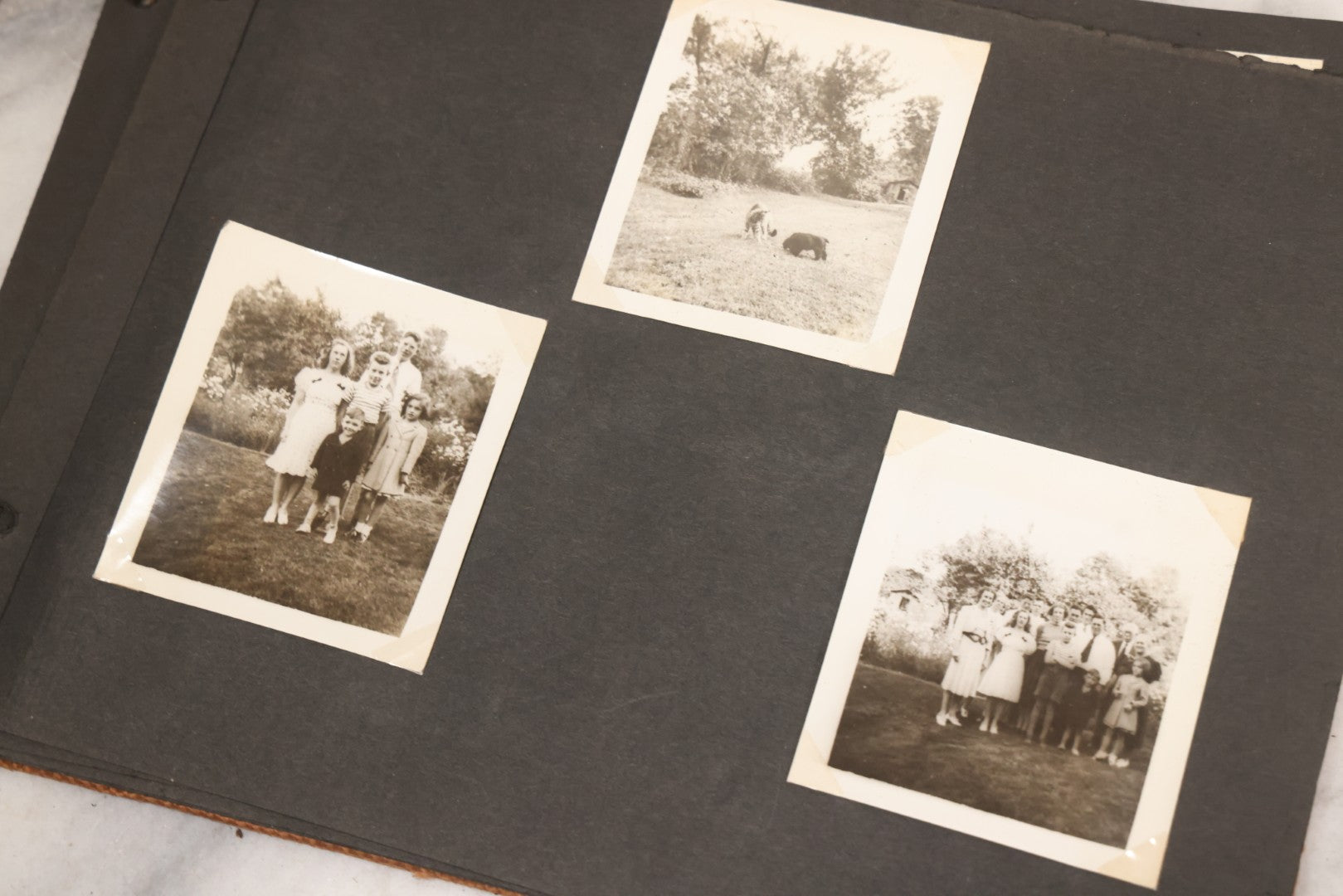 Lot 099 - Vintage Snapshot Photograph Album With 225+ Photos Of Travel And Family Life In New England And Beyond, 1925–1945