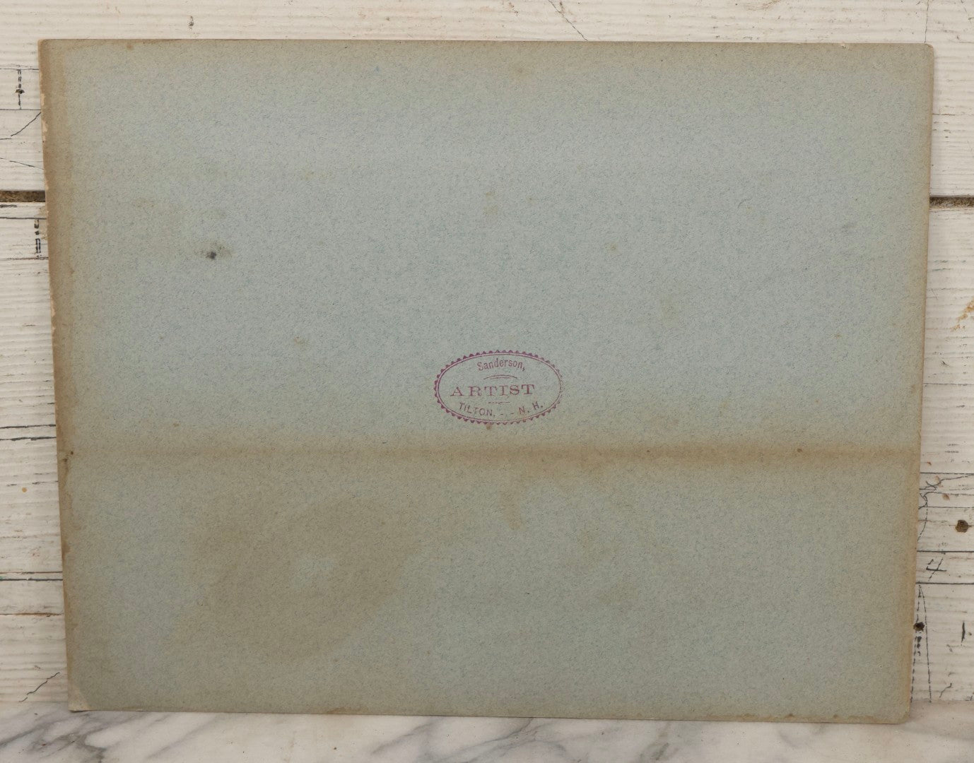 Lot 107 - Antique Boarded Occupational Photograph Of Construction Workers Building The New Hampshire Veterans Home, Tilton, New Hampshire, Photographed By Sanderson, Circa 1890