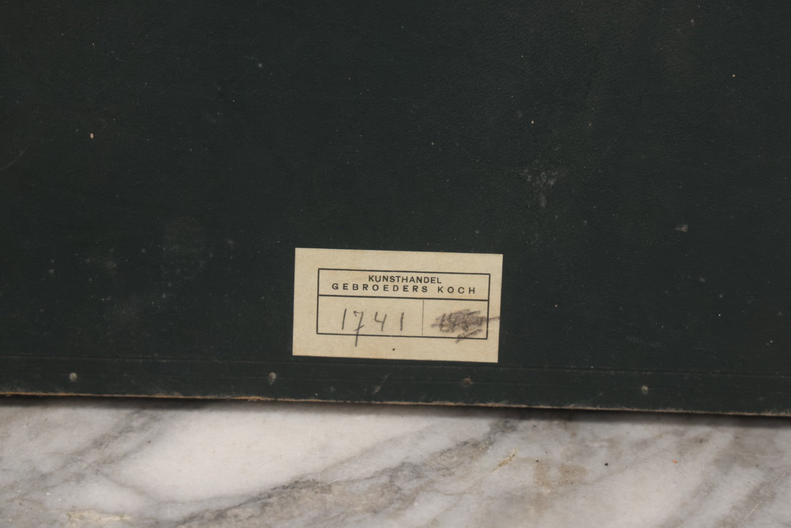 Lot 126 - Antique German Etching Of Castle With Turrets And Clock, Signed Jon Morfeaud, Kunsthandel Gebroeders Koch Label, In Frame, 13" x 15-1/8"