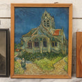 Lot 131 - Grouping Of Three Vintage Framed Artworks: 1937 Portrait Photograph Framed By Foster Bros., Boston; Photograph Of Peaked Hill Farm Entrance; And Reproduction Print Of Van Gogh's "Church At Auvers"