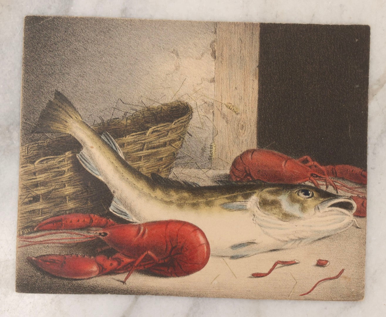 Lot 135 - Grouping Of 17 Antique Hand Colored Engravings And Lithographs With Full Color Scenes Including Figures, Still Lifes, And Genre Subjects