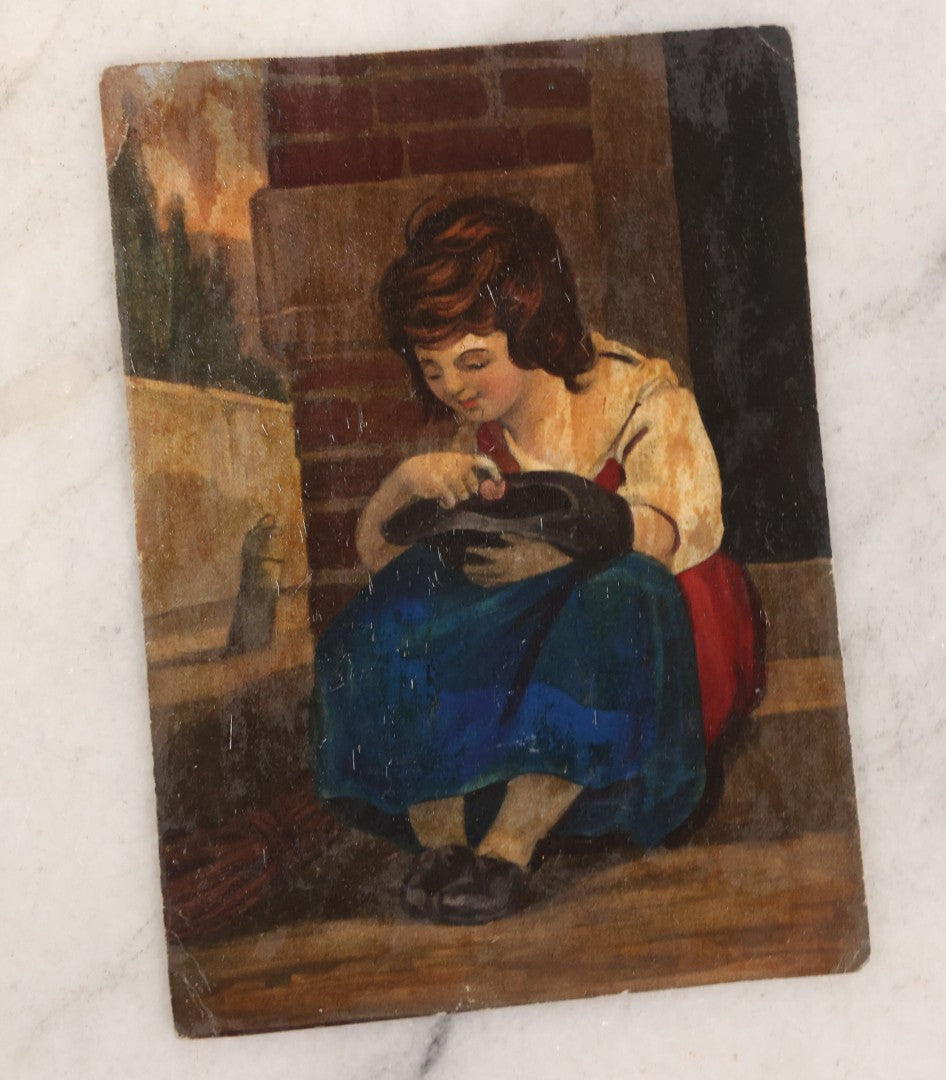 Lot 135 - Grouping Of 17 Antique Hand Colored Engravings And Lithographs With Full Color Scenes Including Figures, Still Lifes, And Genre Subjects