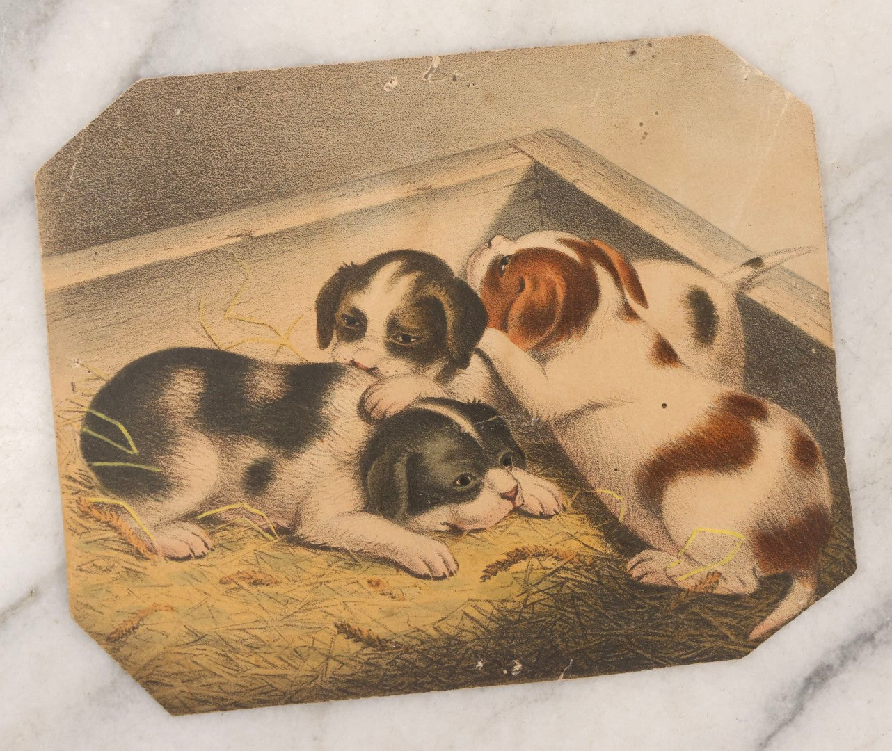 Lot 135 - Grouping Of 17 Antique Hand Colored Engravings And Lithographs With Full Color Scenes Including Figures, Still Lifes, And Genre Subjects