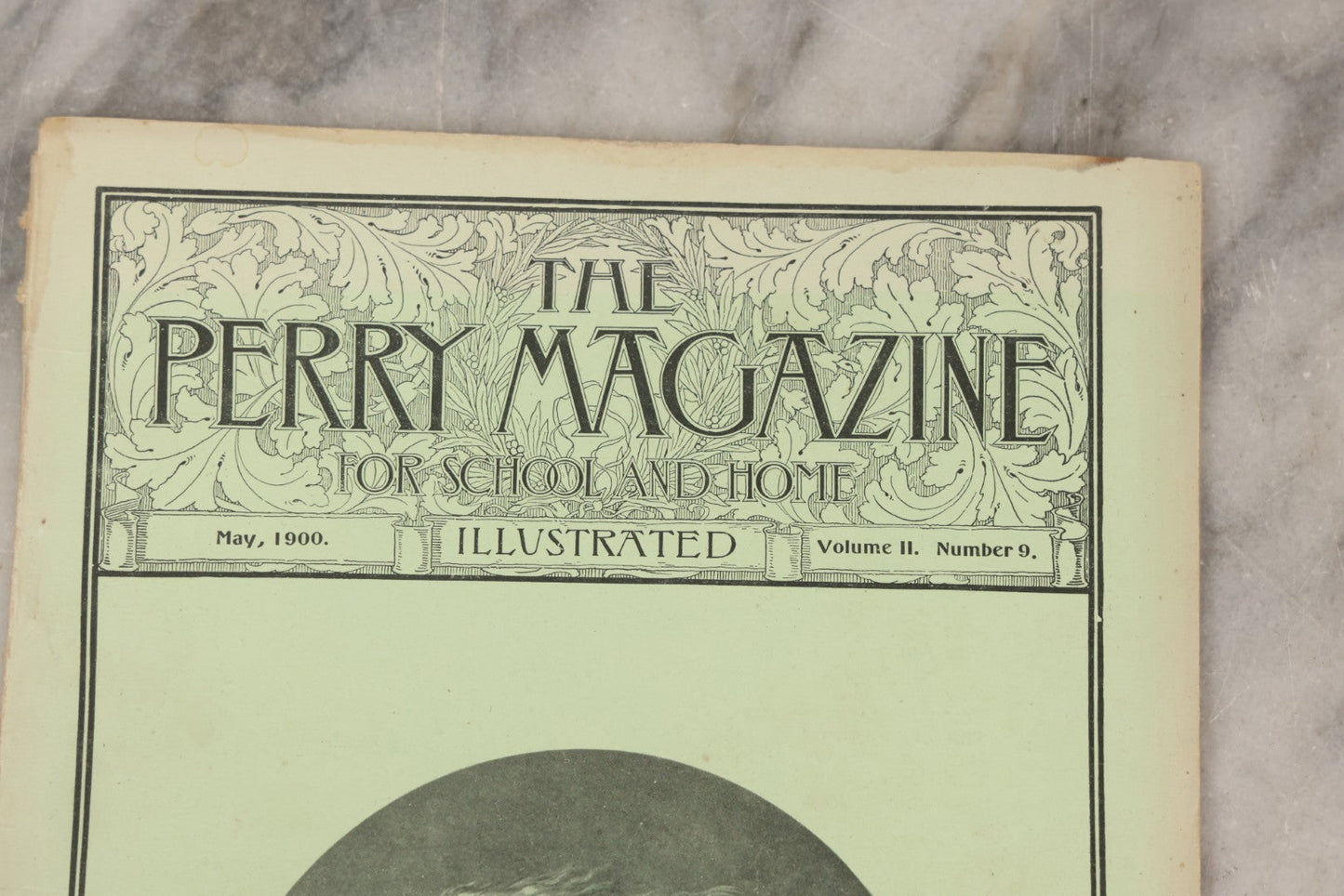 Lot 137 - Antique Issue Of "The Perry Magazine For School And Home," May 1900, Volume II, Number 9, Featuring J. F. Herring's "Pharaoh's Horses" Illustration On Cover