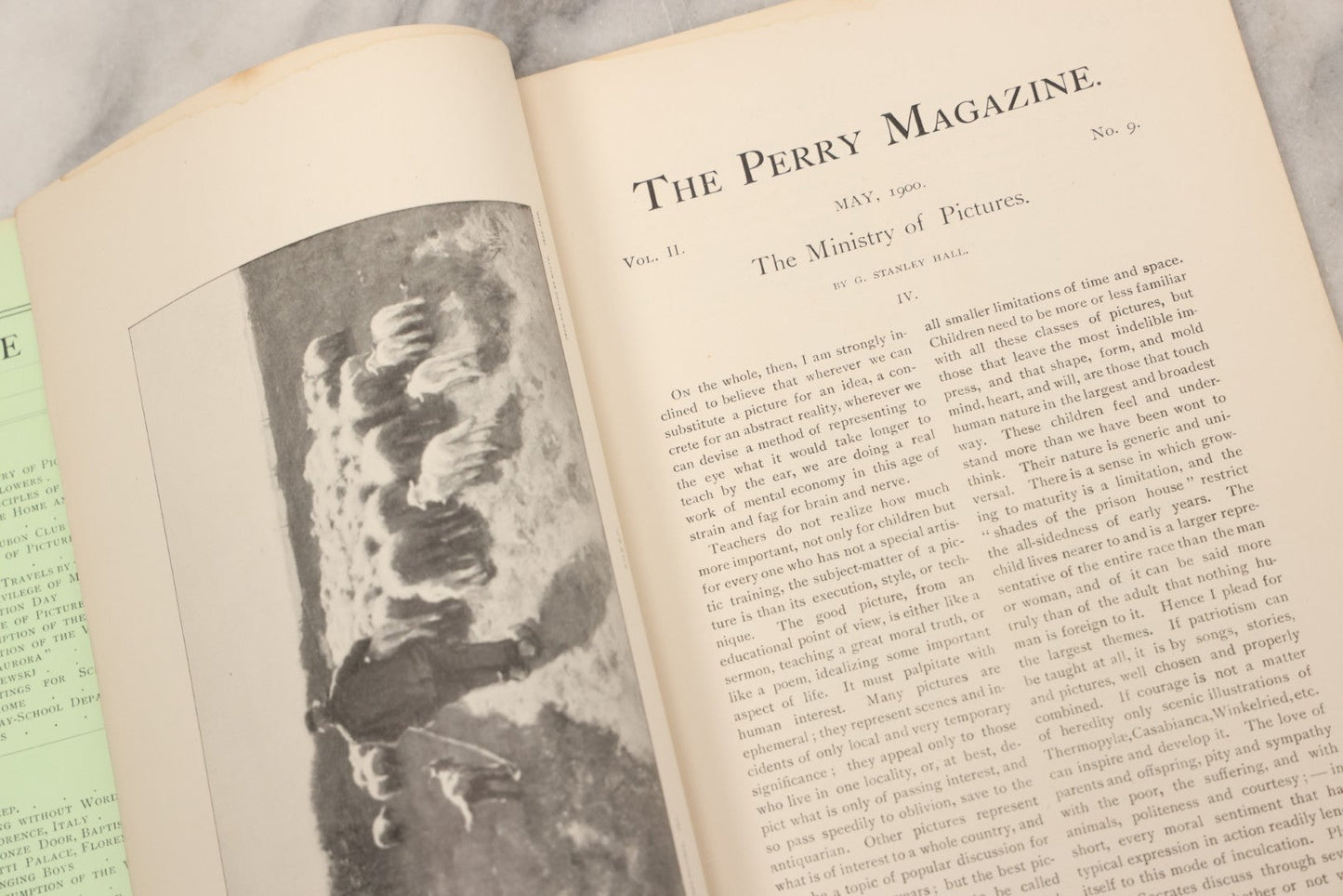 Lot 137 - Antique Issue Of "The Perry Magazine For School And Home," May 1900, Volume II, Number 9, Featuring J. F. Herring's "Pharaoh's Horses" Illustration On Cover