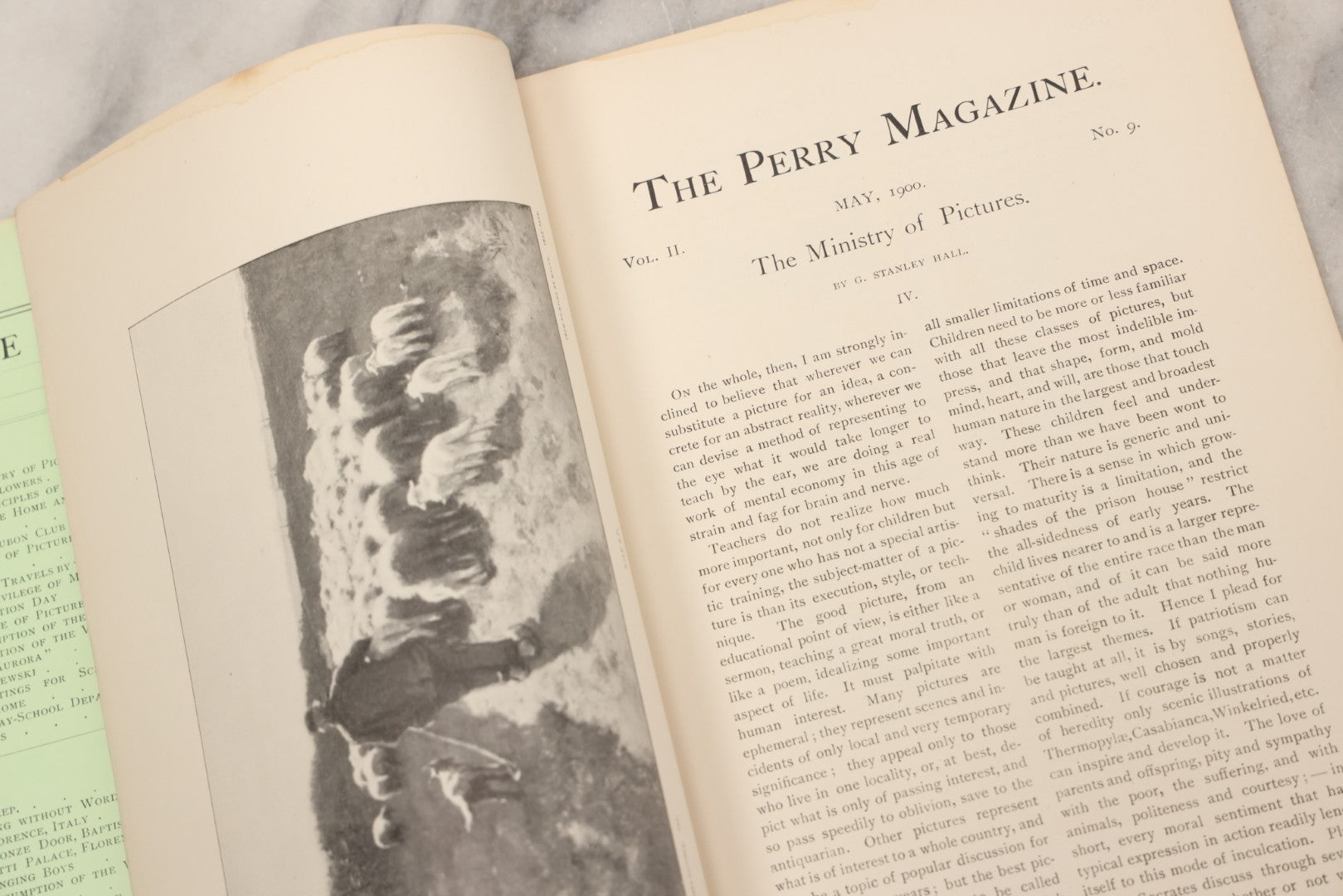 Lot 137 - Antique Issue Of "The Perry Magazine For School And Home," May 1900, Volume II, Number 9, Featuring J. F. Herring's "Pharaoh's Horses" Illustration On Cover