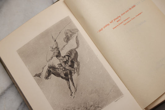 Lot 204 - "The Oregon Trail: Sketches Of Prairie And Rocky-Mountain Life" Antique American History Book By Francis Parkman, Illustrated By Frederic Remington, Published By Little, Brown, And Company, Boston, 1911