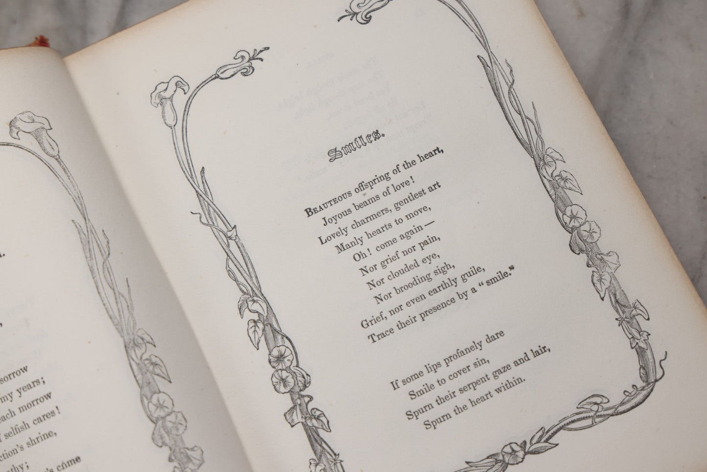 Lot 209 - "The Golden Gift; A Wreath Of Gems" Antique Poetry And Prose Book Compiled By Emily Percival, Illustrated With Engraved Plates Of Women And Lovers, Published By Phillips, Sampson, And Company, Boston, 1853, Note Missing Spine Cover