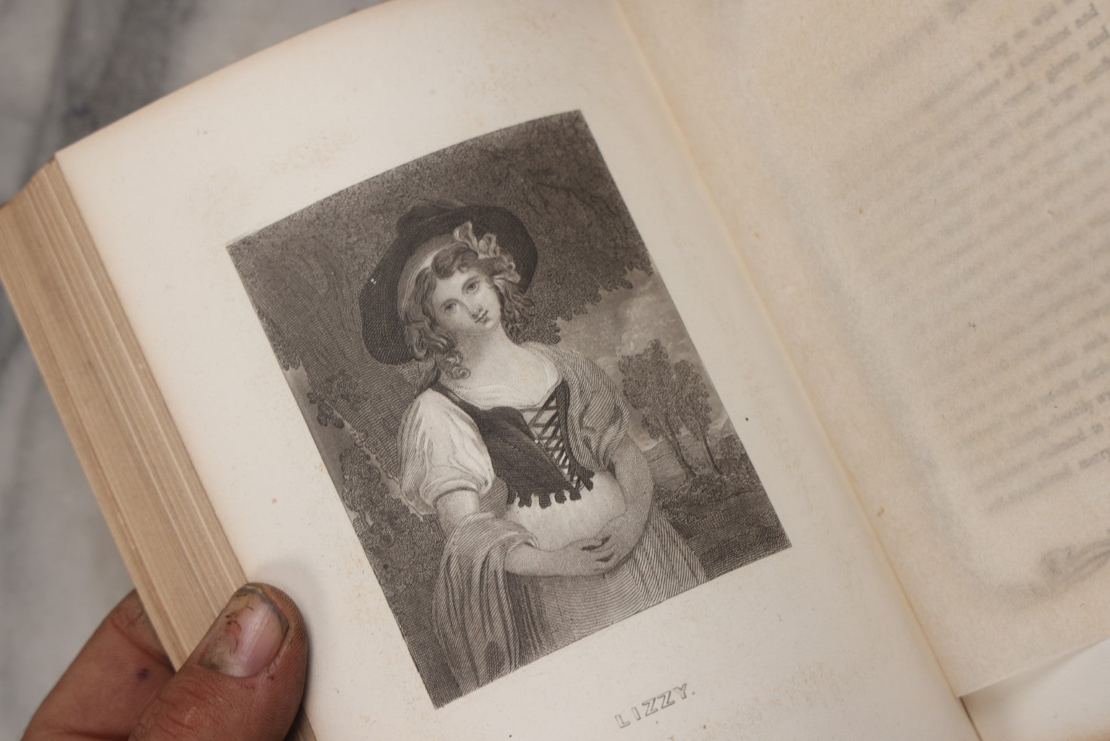 Lot 209 - "The Golden Gift; A Wreath Of Gems" Antique Poetry And Prose Book Compiled By Emily Percival, Illustrated With Engraved Plates Of Women And Lovers, Published By Phillips, Sampson, And Company, Boston, 1853, Note Missing Spine Cover