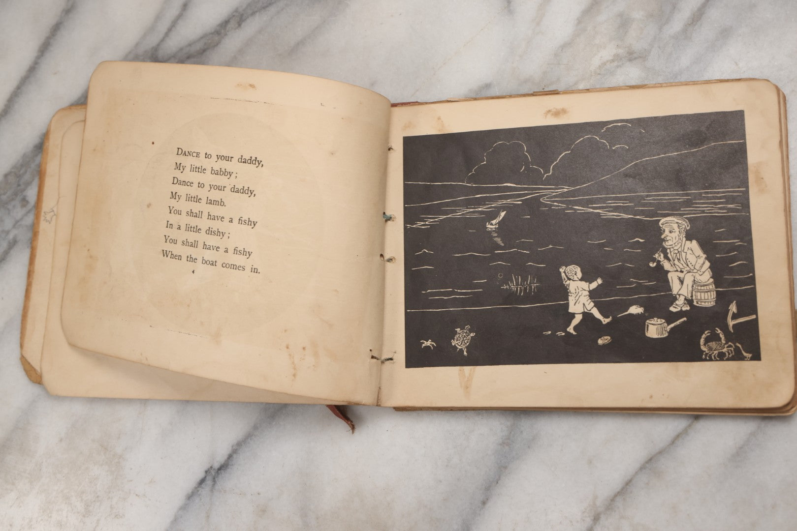 Lot 214 - "Nursery Rhymes And Melodies Of Mother Goose" Antique Illustrated Children's Book Of Verse With Silhouette Sketches By J. F. Goodridge, Published By Lee & Shepard, Boston, 1880