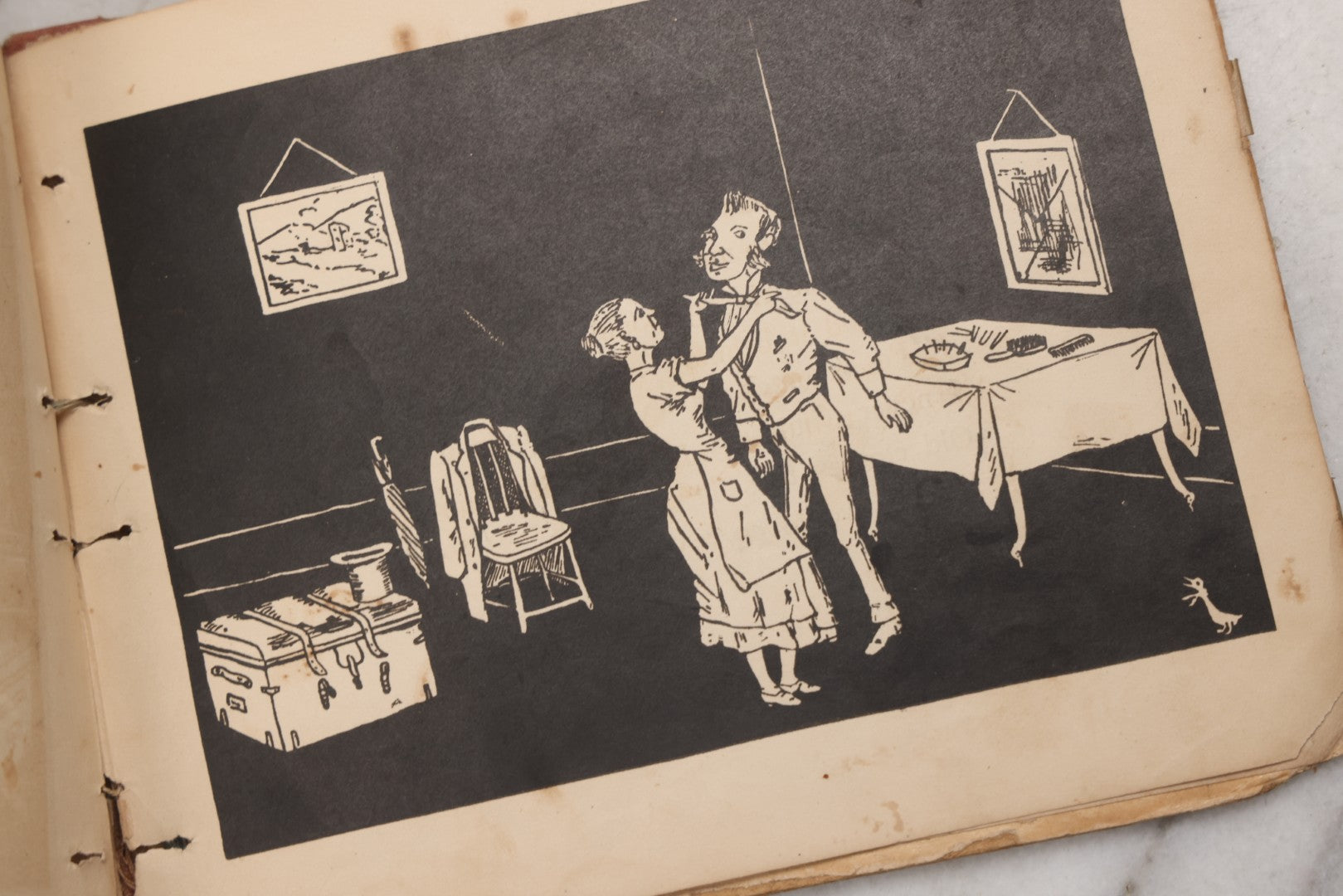 Lot 214 - "Nursery Rhymes And Melodies Of Mother Goose" Antique Illustrated Children's Book Of Verse With Silhouette Sketches By J. F. Goodridge, Published By Lee & Shepard, Boston, 1880