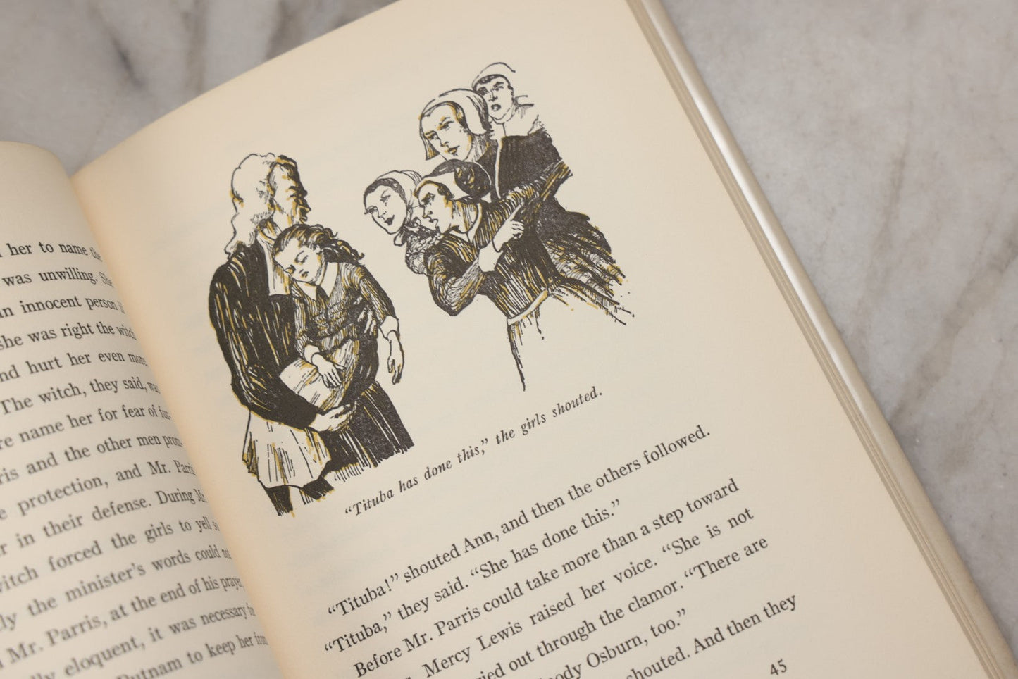 Lot 226 - "The Witchcraft Of Salem Village" Vintage Young Adult History Book By Shirley Jackson, Illustrated By Lili Bethi, Random House, New York, 1956