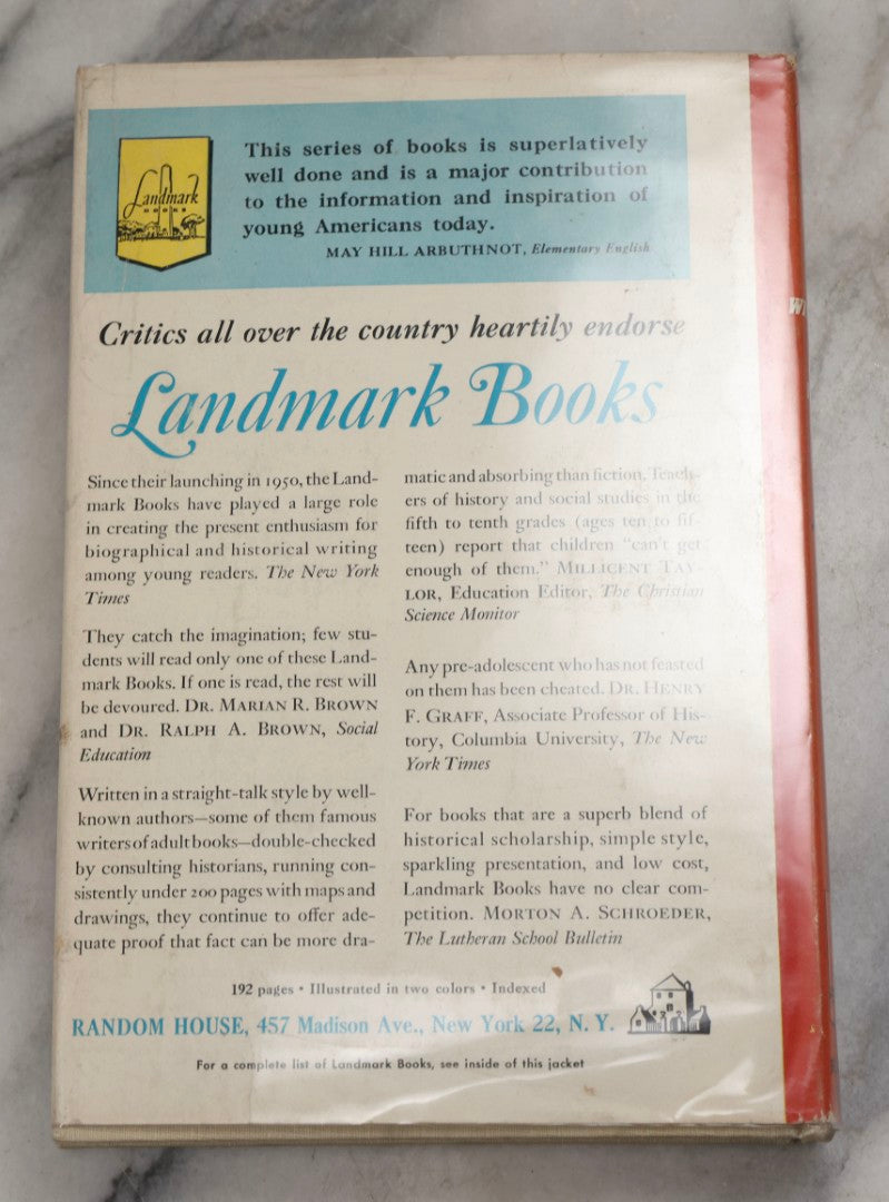 Lot 226 - "The Witchcraft Of Salem Village" Vintage Young Adult History Book By Shirley Jackson, Illustrated By Lili Bethi, Random House, New York, 1956