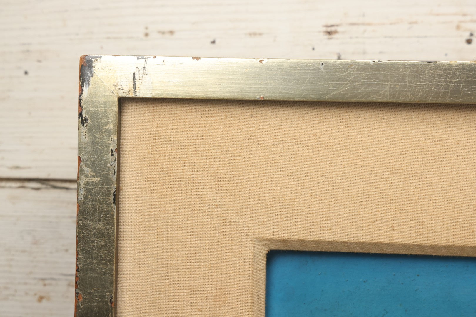 Lot 001 - Vintage Oil On Board Surrealist Painting With Child In Red Dress, Dog, Draped Figure, And Skull, Artist Signed, Antonia Quannuro, 1987, 28-1/2" x 23"