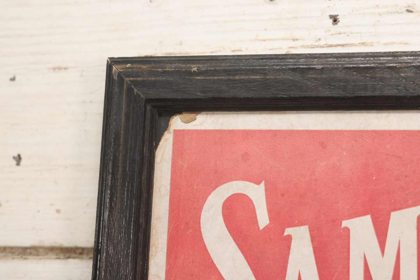 Lot 003 - Vintage Magic Show Poster For Sam H. Ganier, “The Masked Man Of Mystery,” Featuring “Marvelous Feats And Illusions,” Custom Framed, 15-5/8" x 23-7/8"