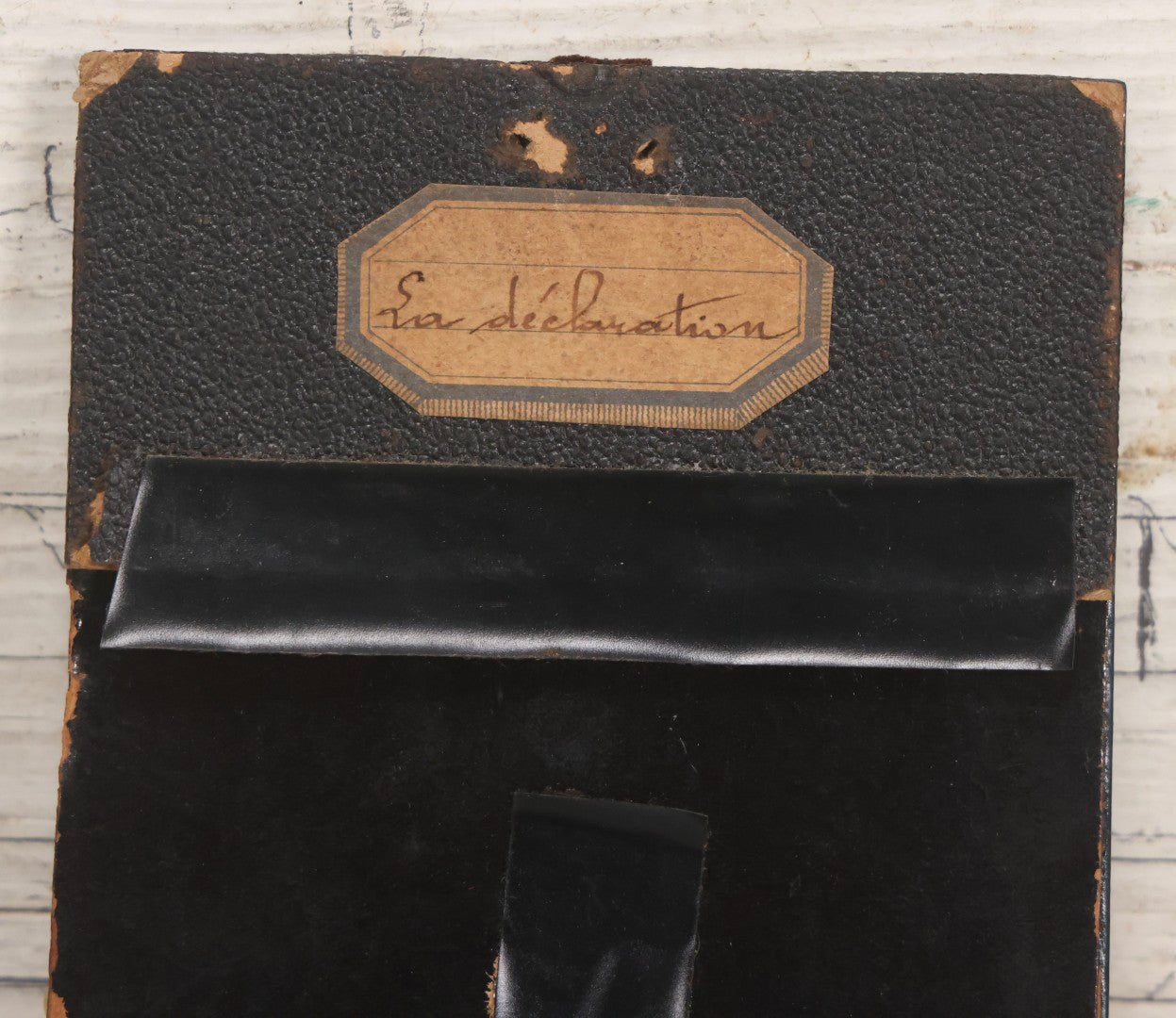 Lot 024 - Antique Miniature Painting On Wood Panel “La Déclaration,” Signed, Interior Scene With Courtiers, 4" x 6"