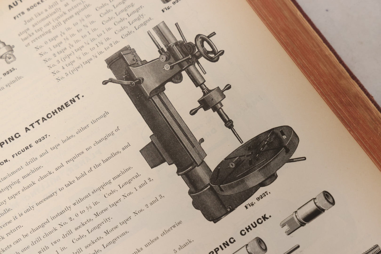 Lot 026 - Antique 1901 Manning, Maxwell & Moore Of New York Machine Tools Catalogue Used As Scrapbook And Receipt Book By Dwight H. Buxton Of Rutland, Vermont, Containing Receipts, Letters, Billheads, And Industrial Illustrations