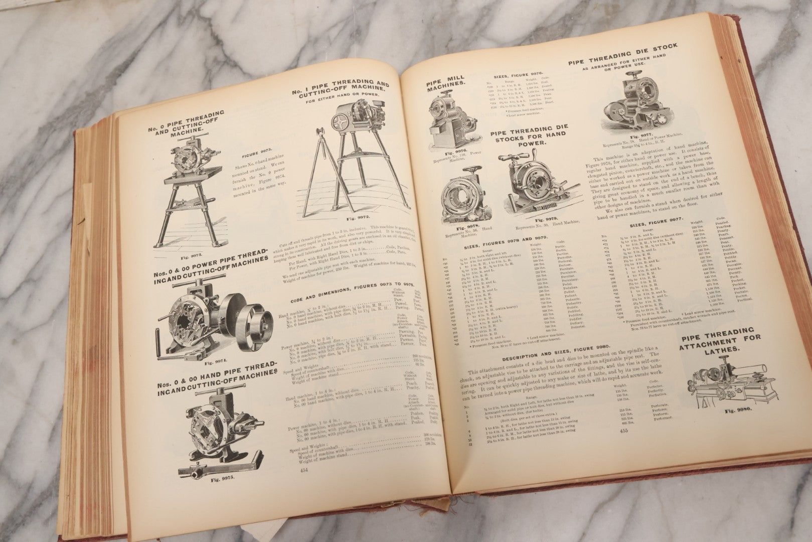 Lot 026 - Antique 1901 Manning, Maxwell & Moore Of New York Machine Tools Catalogue Used As Scrapbook And Receipt Book By Dwight H. Buxton Of Rutland, Vermont, Containing Receipts, Letters, Billheads, And Industrial Illustrations