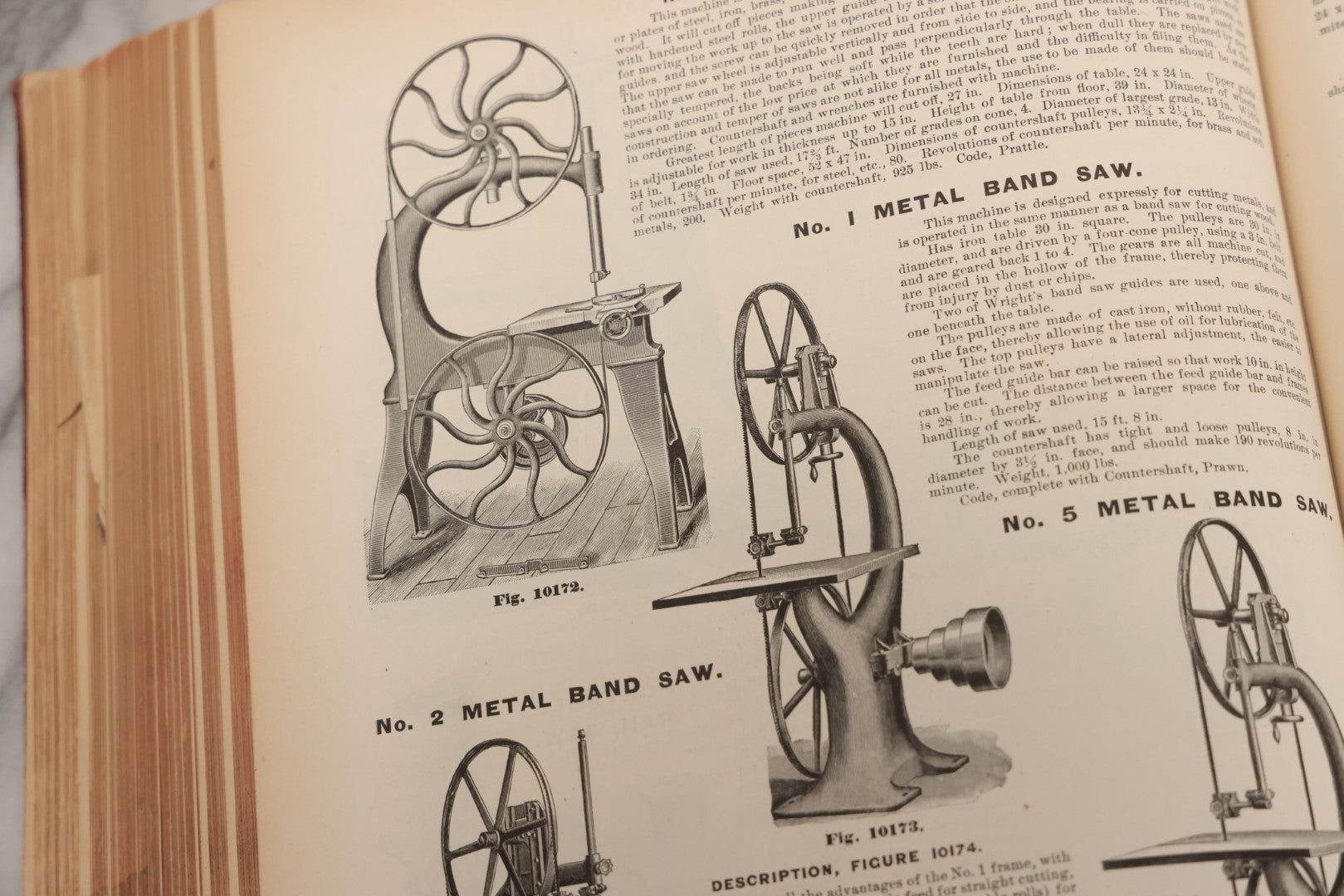 Lot 026 - Antique 1901 Manning, Maxwell & Moore Of New York Machine Tools Catalogue Used As Scrapbook And Receipt Book By Dwight H. Buxton Of Rutland, Vermont, Containing Receipts, Letters, Billheads, And Industrial Illustrations