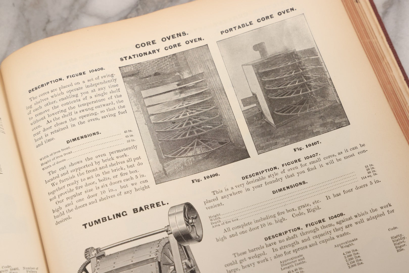 Lot 026 - Antique 1901 Manning, Maxwell & Moore Of New York Machine Tools Catalogue Used As Scrapbook And Receipt Book By Dwight H. Buxton Of Rutland, Vermont, Containing Receipts, Letters, Billheads, And Industrial Illustrations