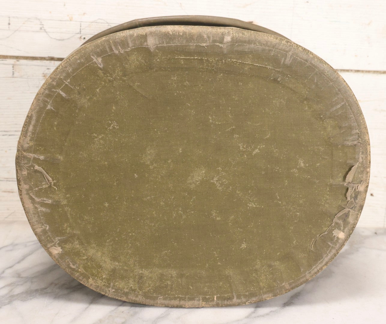 Lot 027 - Antique Top Hat With "The Heim Hat" Maker's Mark, Manchester, New Hampshire, Likely Beaverskin, Size 7-1/8, With Period Paperboard Hat Box