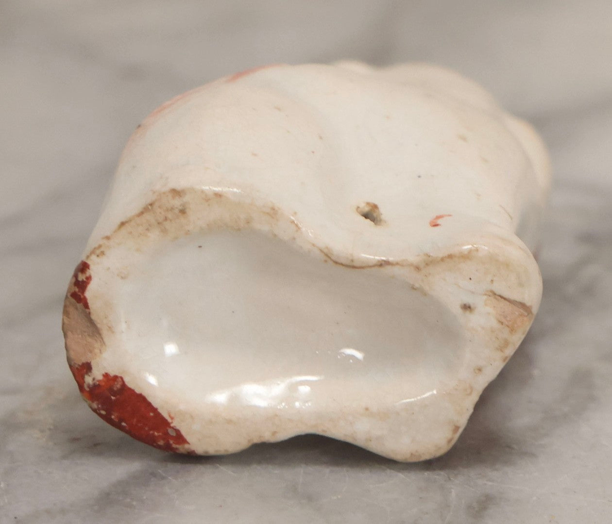 Lot 038 - Pair Of Vintage Staffordshire-Style Spaniel Figurines, 2-3/4" H And 5-5/8" H