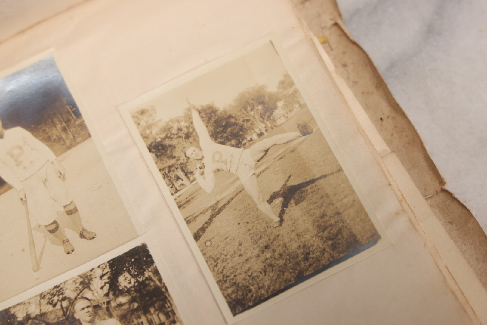 Lot 040 - Antique "Kewpie Book" Snapshot Photo Album And Scrapbook Of Johanna Cecile Powell, Hand-Painted Cover With Rose O'Neill-Style Kewpies, Containing Notes, Photographs, And Ephemera From The “Kewpie Klub,” Stetson University, Circa 1917–1920