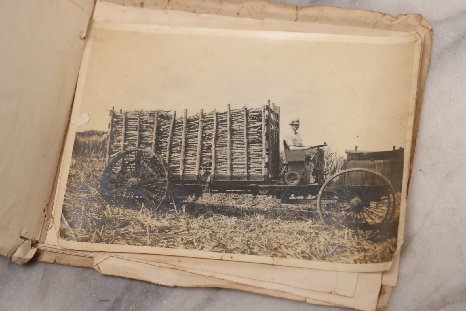 Lot 040 - Antique "Kewpie Book" Snapshot Photo Album And Scrapbook Of Johanna Cecile Powell, Hand-Painted Cover With Rose O'Neill-Style Kewpies, Containing Notes, Photographs, And Ephemera From The “Kewpie Klub,” Stetson University, Circa 1917–1920