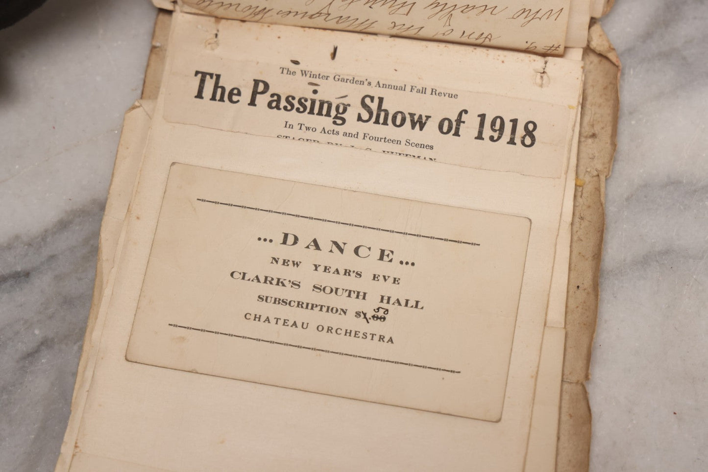 Lot 040 - Antique "Kewpie Book" Snapshot Photo Album And Scrapbook Of Johanna Cecile Powell, Hand-Painted Cover With Rose O'Neill-Style Kewpies, Containing Notes, Photographs, And Ephemera From The “Kewpie Klub,” Stetson University, Circa 1917–1920